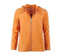 Lederjacke MAZE "4202192", Damen, Gr. L, gelb (amber), Obermaterial: 100% Lammleder / Innenfutter: 100% Baumwolle, Jacken (85667434-L) amber