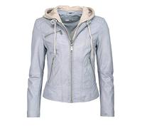 Lederjacke MAZE "Mico" Gr. XXL, blau (baby blue) Damen Jacken (94012511-XXL) baby blue
