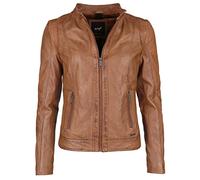 Maze Damen Lederjacke Mit Stehkragen Marcie Cognac L