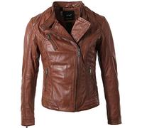 Lederjacke MAZE "Sally", Damen, Gr. XL, braun (cognac), Obermaterial: 100% Lammleder; Futter: 100% Polyester, Jacken (96991445-XL) cognac
