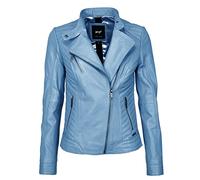 Lederjacke MAZE "Sally", Damen, Gr. XL, blau (light blau), Obermaterial: 100% Lammleder; Futter: 100% Polyester, Jacken (97092703-XL) light blau