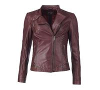 Lederjacke MAZE "Sally", Damen, Gr. L, braun (mahagony), Obermaterial: 100% Lammleder; Futter: 100% Polyester, Jacken (49589221-L) mahagony