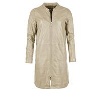 Maze Ledermantel Damen beige, XXXL