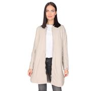 Ledermantel MAZE "4202040" Gr. XL, beige (greige) Damen Mäntel Übergangsmäntel (94252753-XL)