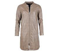 Ledermantel MAZE "4202040", Damen, Gr. M, braun (mud), Obermaterial: 100% Lammleder / Futter: 100% Polyester, Mäntel (12451934-M) mud
