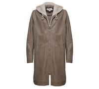 Maze Damen Ledermantel 42021316 Mud 52