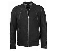 Lederjacke MAZE "4201970", Herren, Gr. XL, schwarz, Obermaterial: 100% Lammnappaleder; Futter: 100% Baumwolle; Ärmelfutter: 100% Polyester, ohne Bündchen, Jacken (61160066-XL) schwarz