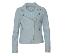 Maze Leder Bikerjacke Damen blau, XL