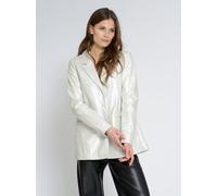 Maze Lederblazer Damen weiß, XS