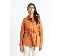 Maze Lederhemd Damen orange, XL