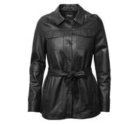 Maze Lederhemd Damen schwarz, M