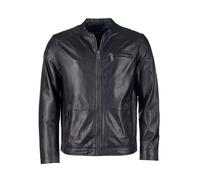 Lederjacke MAZE "42020524", Herren, Gr. M, schwarz, Obermaterial: 100% Leder, Lamm / Innenfutter: 100% Baumwolle / Ärmelfutter: 100% Polyester, ohne Bündchen, Jacken (98680468-M) schwarz