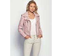 Maze Lederjacke Damen pink, L