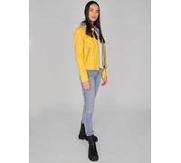 Maze Lederjacke Damen gelb, S
