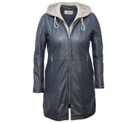 Maze Ledermantel Damen blau, 46