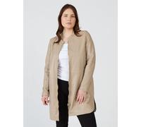 Langjacke MAZE "42023104", Damen, Gr. 42, beige (sand), Obermaterial: 100% Lammleder / Innenfutter: 100% Polyester / Ärmelfutter: 100% Polyester, Jacken (70849546-42) sand