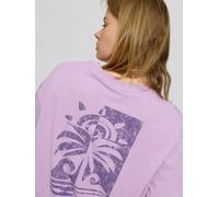 Mazine Back Print T-Shirt für Frauen - aus Biobaumwolle Palm/Orchid (Lila) S