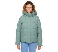 MAZINE Damen-Steppjacke 'Basic Puffer' mit großer Kapuze, jade, Gr. XS