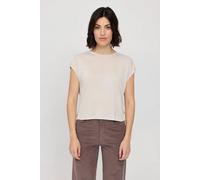 Mazine Cropped Viscose T-Shirt - aus Ecovero Moon (Weiss) L