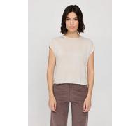 Mazine Cropped Viscose T-Shirt - aus Ecovero Moon (Weiss) M