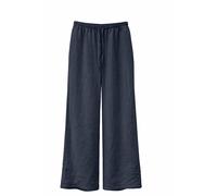Mazine Damen Drawstring Linen Hose (Größe XS, blau)