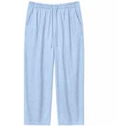Mazine Damen Drawstring Tencel Hose (Größe M, blau)