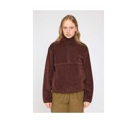 MAZINE Damen-Fleecejacke 'Half-Zip' mit Taschen, deep mahogany, Gr. S