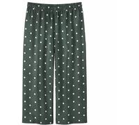 Mazine Damen Printed Wide Leg Viscose Hose (Größe XS, grau)