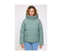MAZINE Damen-Steppjacke 'Basic Puffer' mit großer Kapuze, jade, Gr. L