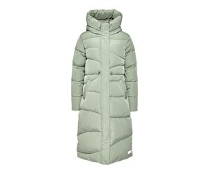 MAZINE Damen-Steppmantel 'Wanda' mit Rippenbündchen, sea green, Gr. S