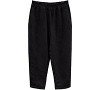 Mazine Damen Straight Leg Linen Hose (Größe L, schwarz)