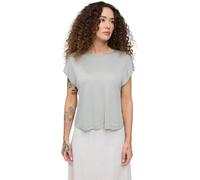 mazine Damen T-Shirt Cropped T Loose Fit LENZING(TM) ECOVERO(TM), Größe:S, Farben:Aqua Grey