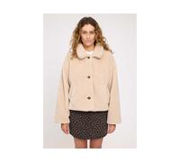 MAZINE Damen-Winterjacke 'Faux-Fur' mit Knöpfen, natural, Gr. XS