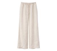 Mazine Drawstring Linen Pants - Stoffhose moon XL