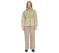 Mazine Fabric Blocking Jacket - Damen Fleecejacke matcha/natural XS
