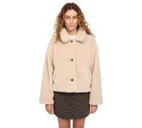 Mazine Damen-Winterjacke Kunstfell mit Knöpfen aus recyceltem Polyester Natural S