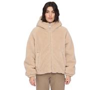 Mazine Damen Kunstfell-Kapuzenjacke (Faux-Fur) Freizeitjacke beige XS
