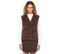 Mazine Faux-Fur Vest - Kunstfellweste chestnut XL