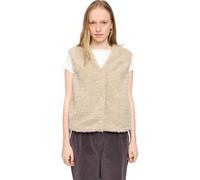 Mazine Faux-Fur Vest - Kunstfellweste natural XXL