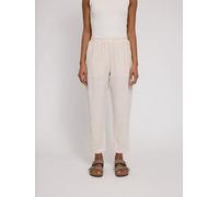 Mazine Hose - Straight Leg Linen Pants - aus 100% Leinen Moon (Weiß) L