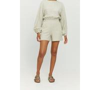 Mazine Kurze Hose - Pinki Shorts - aus Leinen Natur (eggshell) L