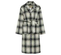Mazine Laven Vegan Wool Coat - Damen Wollmantel beige/black/checked XS