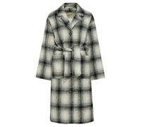 Mazine Laven Vegan Wool Coat - Damen Wollmantel beige/black/checked XS