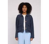 Mazine Leichte Jacke für Frauen - aus 100% Leinen Blau (Ink Blue) S