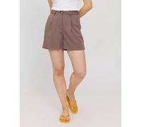 Mazine Leichte Shorts mit Bundfalten - aus Ecovero Grey Brown (Braun) L