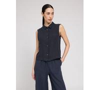 Mazine - Women's Sleeveless Linen Shirt - Bluse, Gr. M, blau (InkBlue)