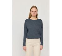 MAZINE Longsleeve "Jersey Knit" in Dunkelblau - Größe XS | Damen Tops