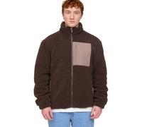 Mazine Padded Sherpa Jacket - Leichte Jacke chocolate/grey brown XXL