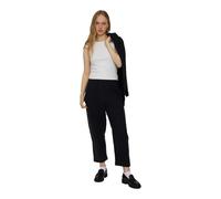 Mazine Straight Leg Linen Pants - Damen Stoffhose black M