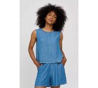 Mazine Top im Denim Look - aus Lyocell blue L